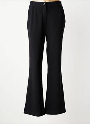 Pantalon flare taille élastique taille normale noir COUTURIST femme