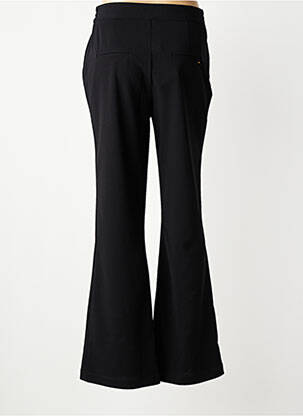 Pantalon flare taille élastique taille normale noir COUTURIST femme