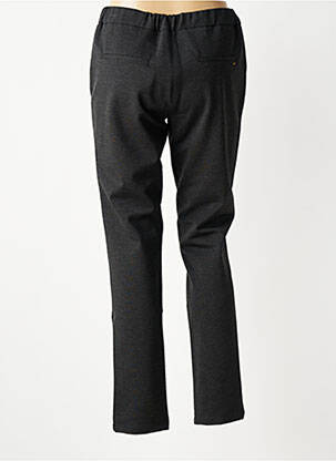 Pantalon chino fermeture zippée sous rabat boutonné taille normale gris COUTURIST femme