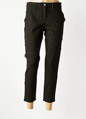 Pantalon 7/8 taille à pinces taille normale noir COUTURIST femme