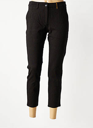 Pantalon 7/8 taille à pinces noir COUTURIST femme