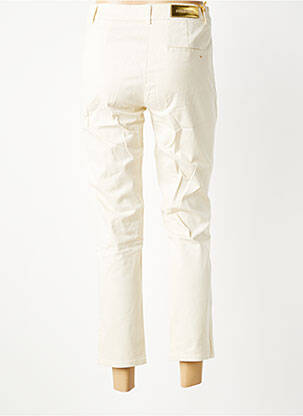 Jeans coupe slim stretch taille normale beige COUTURIST femme