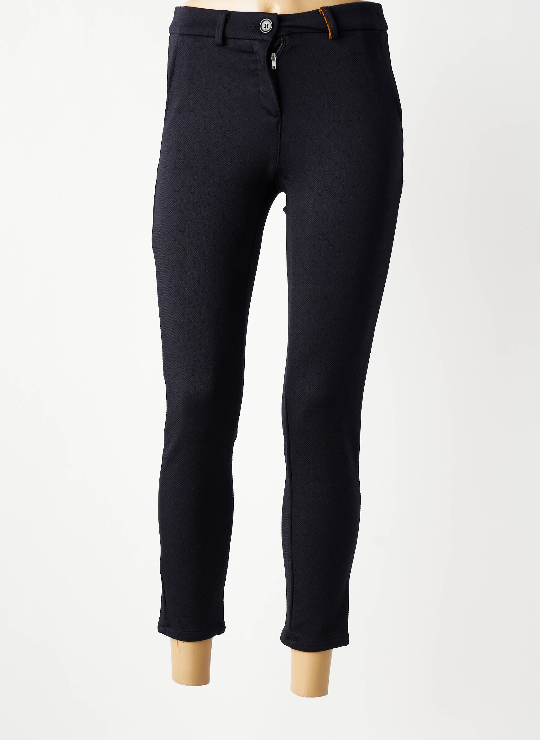 Pantalon 7/8 stretch taille normale noir COUTURIST femme