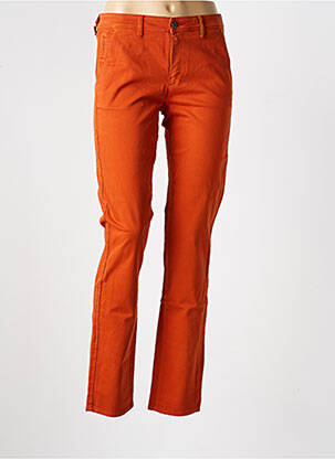 Pantalon slim poches orange COUTURIST femme