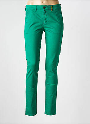 Pantalon slim poches vert fonce COUTURIST femme