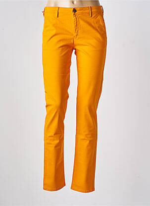 Pantalon slim poches jaune COUTURIST femme