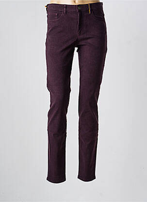 Pantalon slim poches violet COUTURIST femme