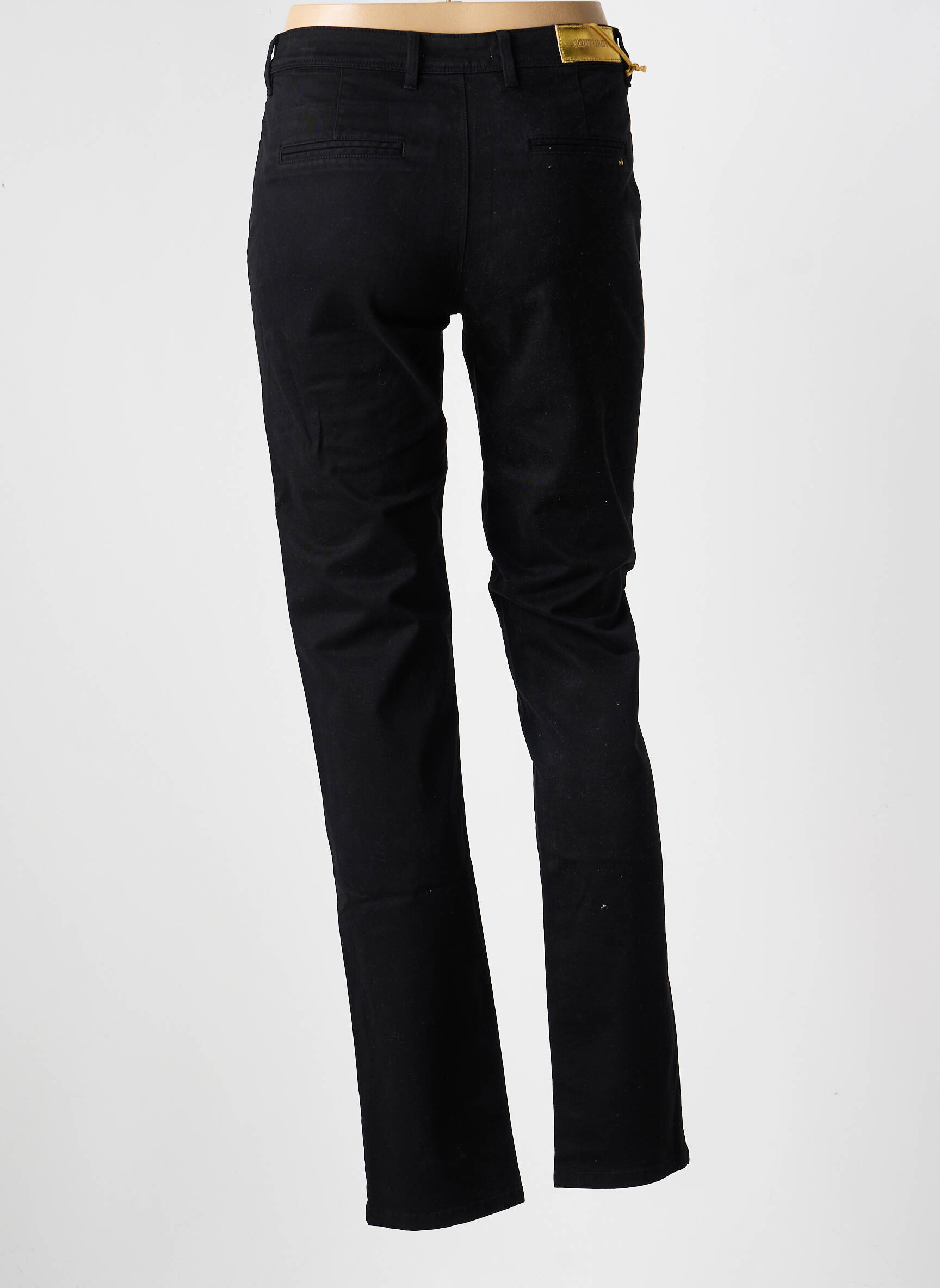 Pantalon slim poches noir COUTURIST femme