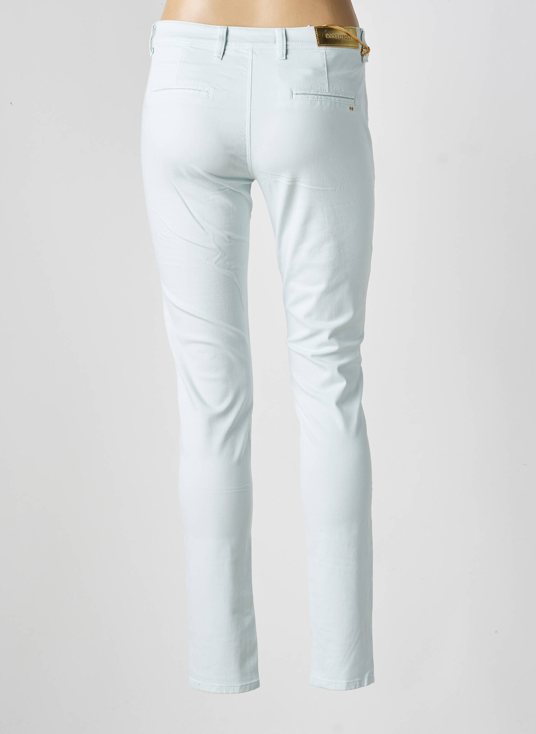 Pantalon slim poches gris COUTURIST femme