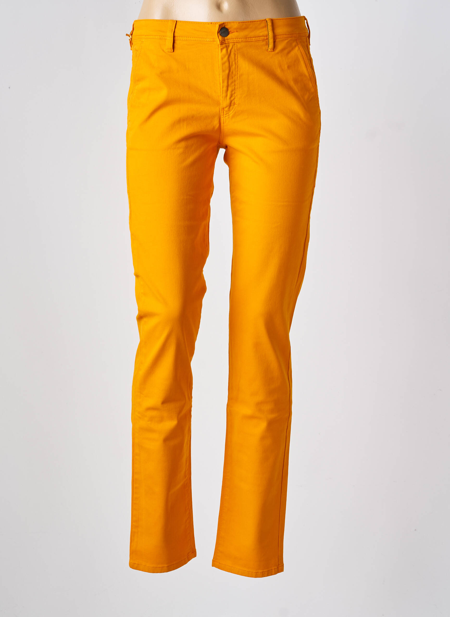 Pantalon slim poches jaune COUTURIST femme