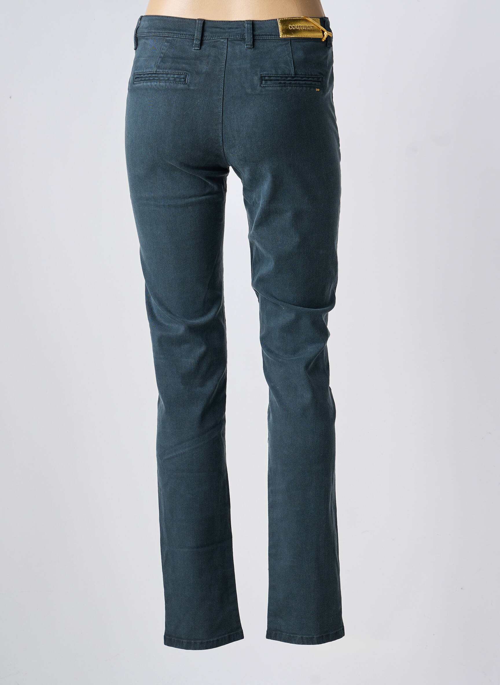 Pantalon slim poches gris COUTURIST femme