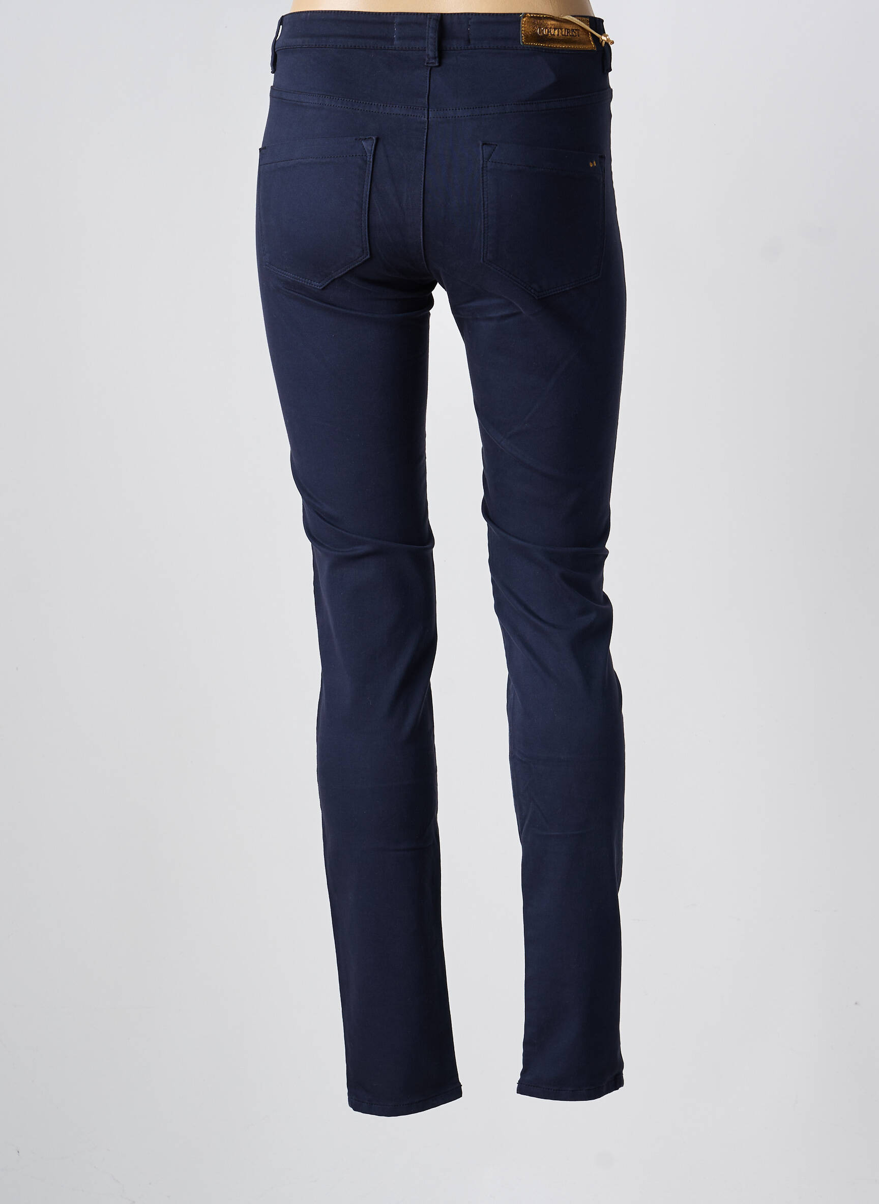 Pantalon slim poches bleu COUTURIST femme