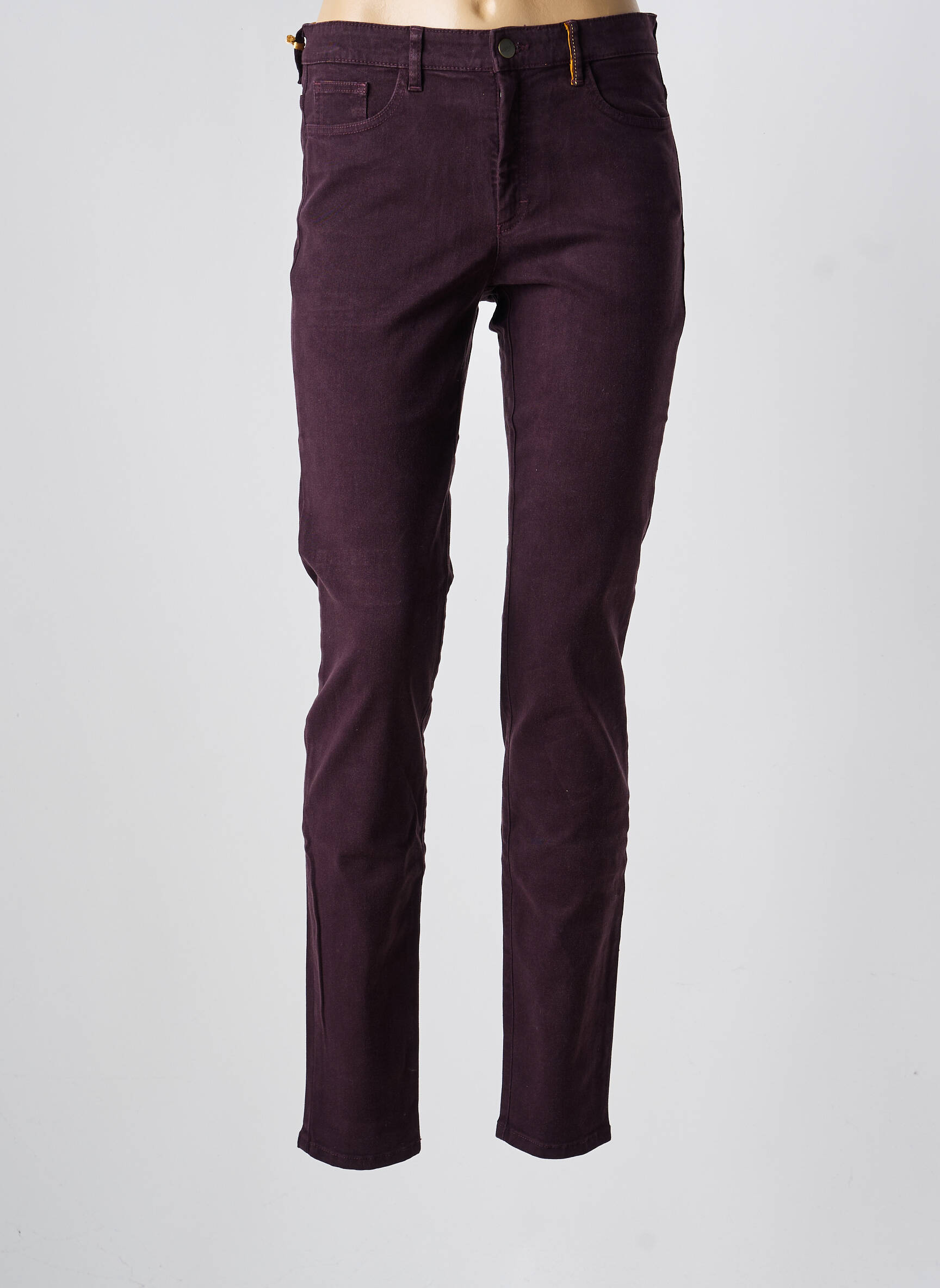 Pantalon slim poches violet COUTURIST femme