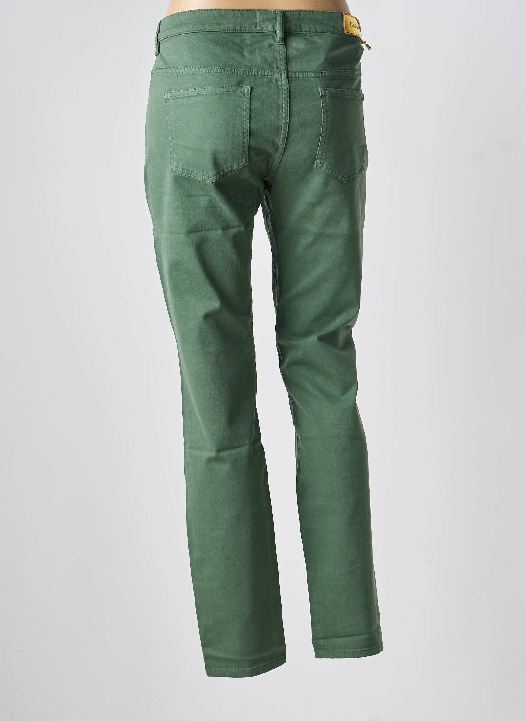 Pantalon slim poches vert COUTURIST femme