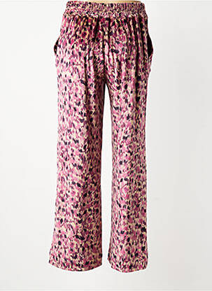 Pantalon droit taille élastique violet COUTURIST femme