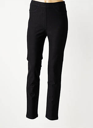 Pantalon slim taille élastique noir COUTURIST femme