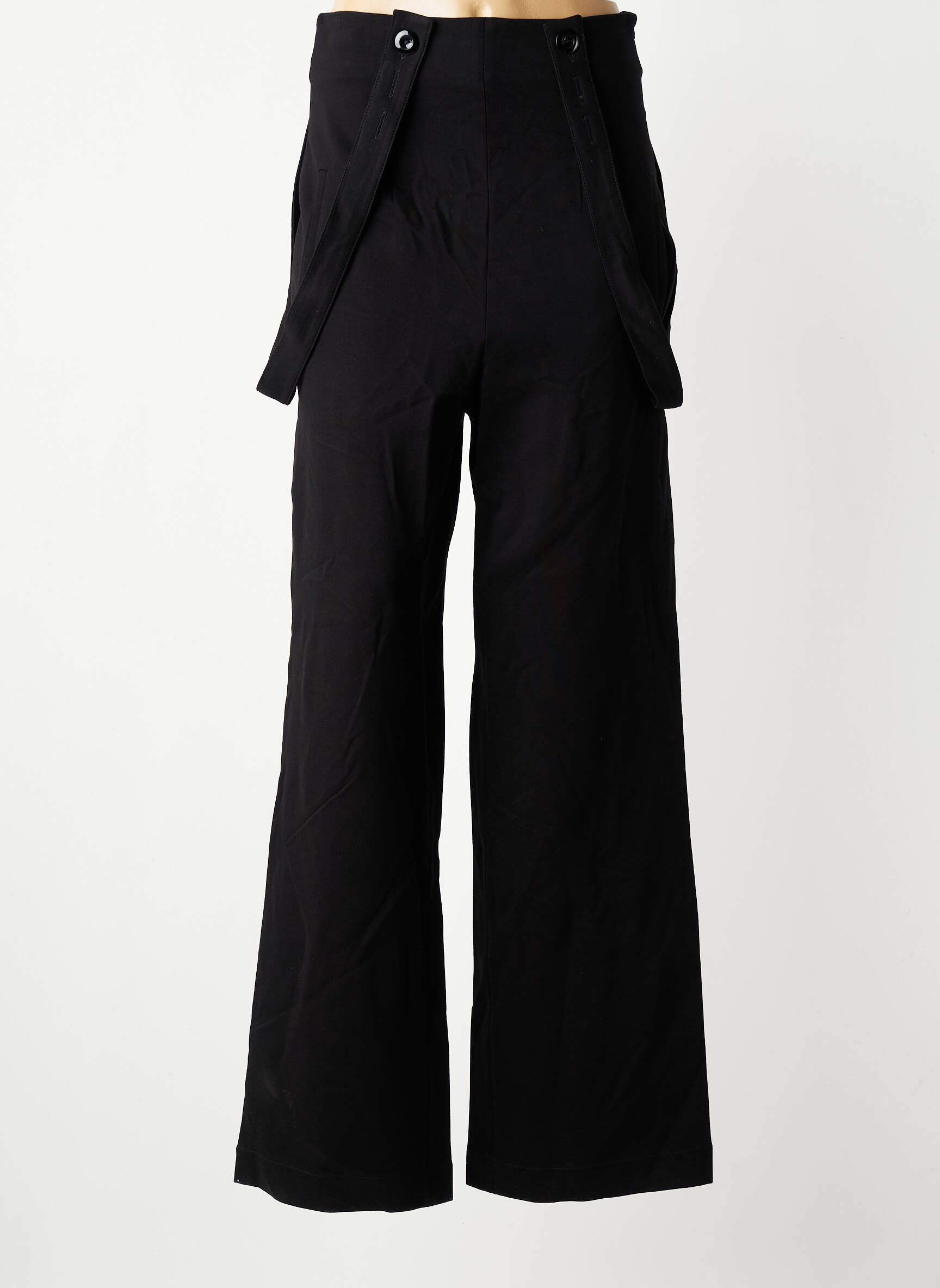 Pantalon flare coupe évasée noir COUTURIST femme