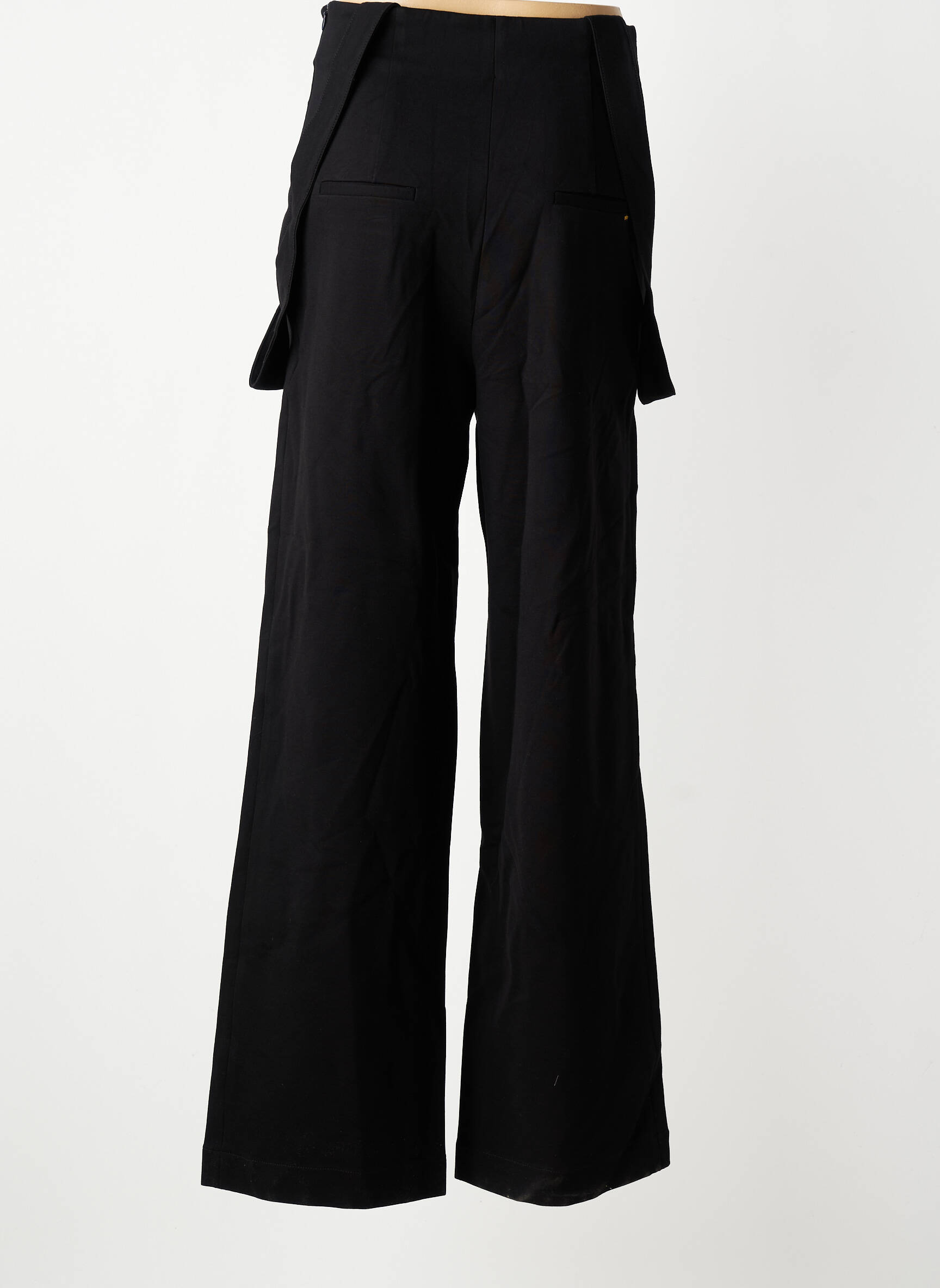 Pantalon flare coupe évasée noir COUTURIST femme