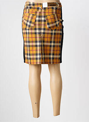 Jupe courte poches marron DENIM &DRESS femme
