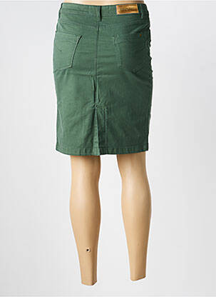 Jupe mi-longue stretch vert fonce COUTURIST femme