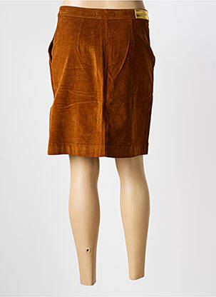 Jupe courte poches marron COUTURIST femme