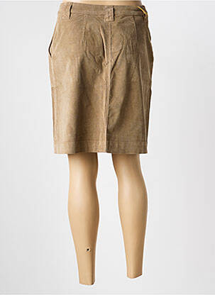 Jupe courte poches marron COUTURIST femme
