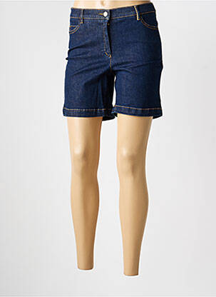 Short tissage denim taille normale bleu COUTURIST femme