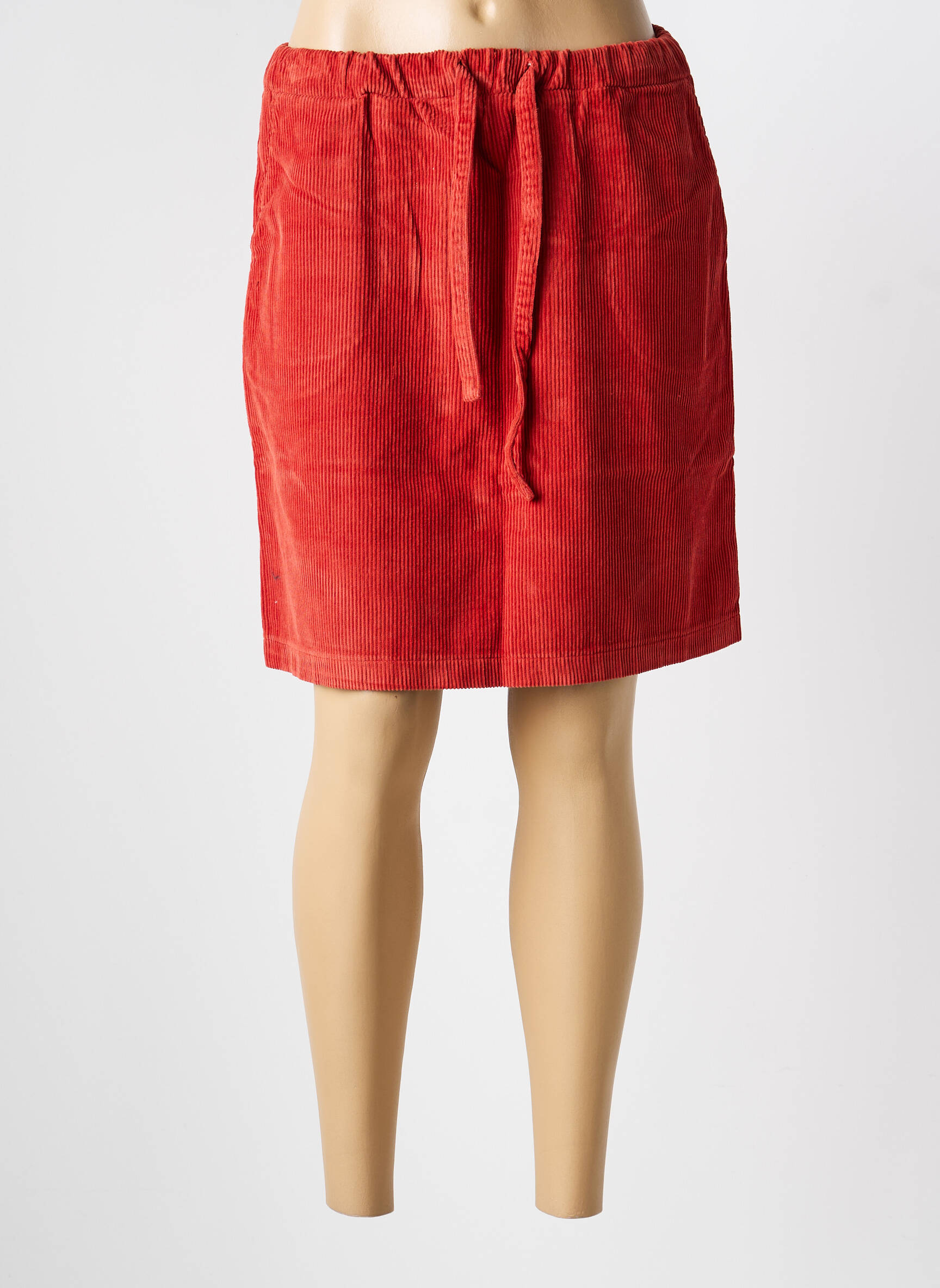 Jupe courte poches orange COUTURIST femme