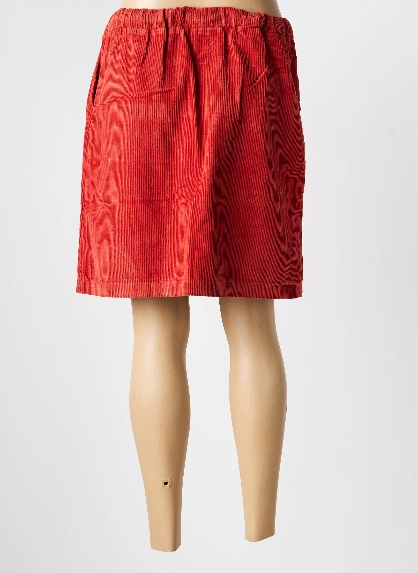Jupe courte poches orange COUTURIST femme