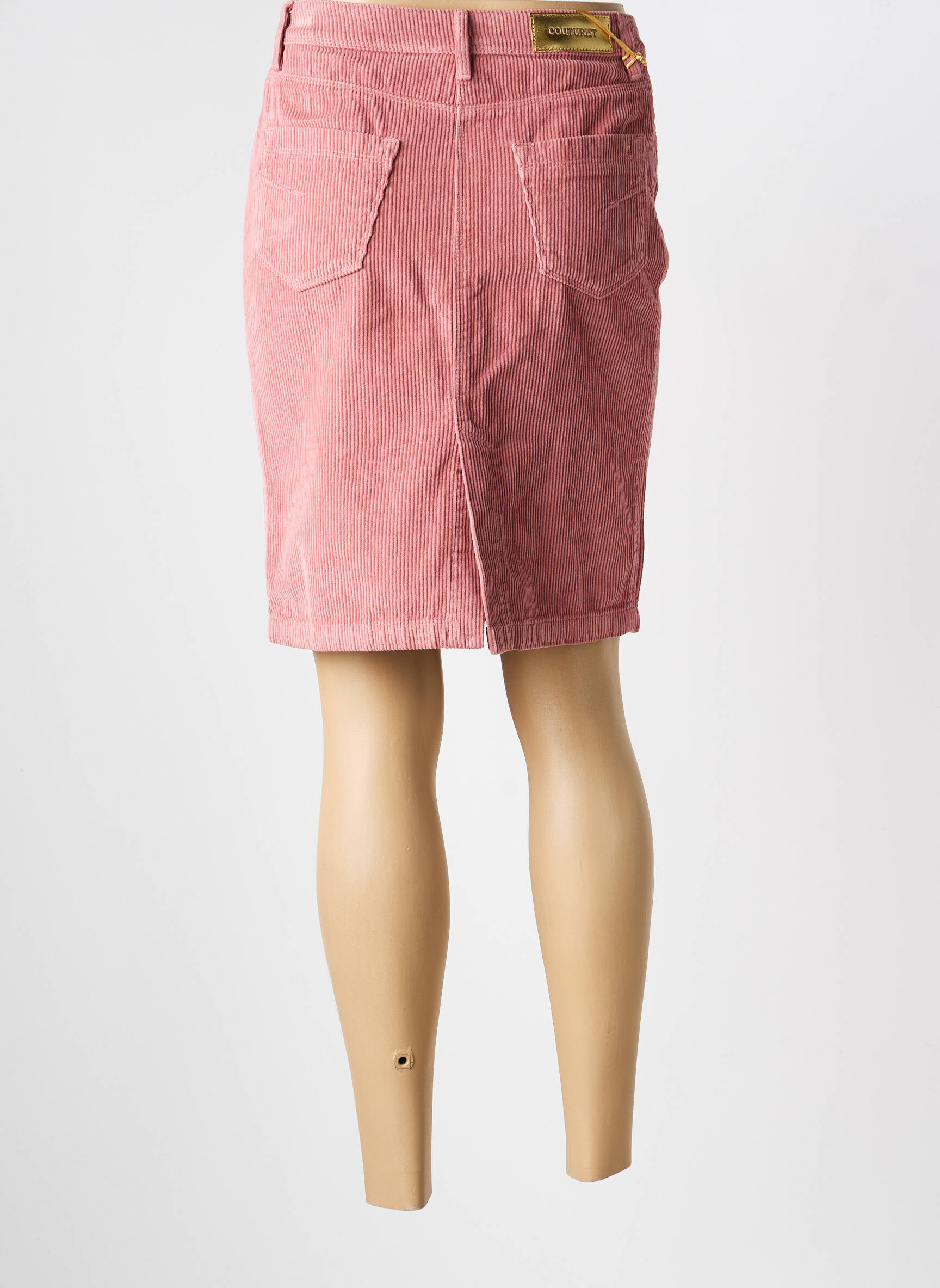 Jupe courte poches rose COUTURIST femme