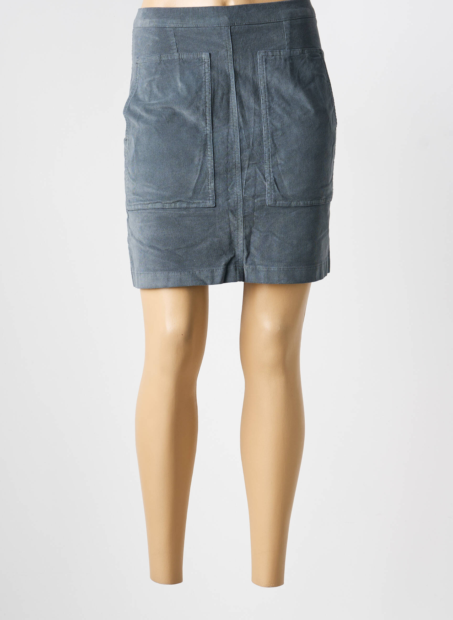 Jupe courte poches gris COUTURIST femme