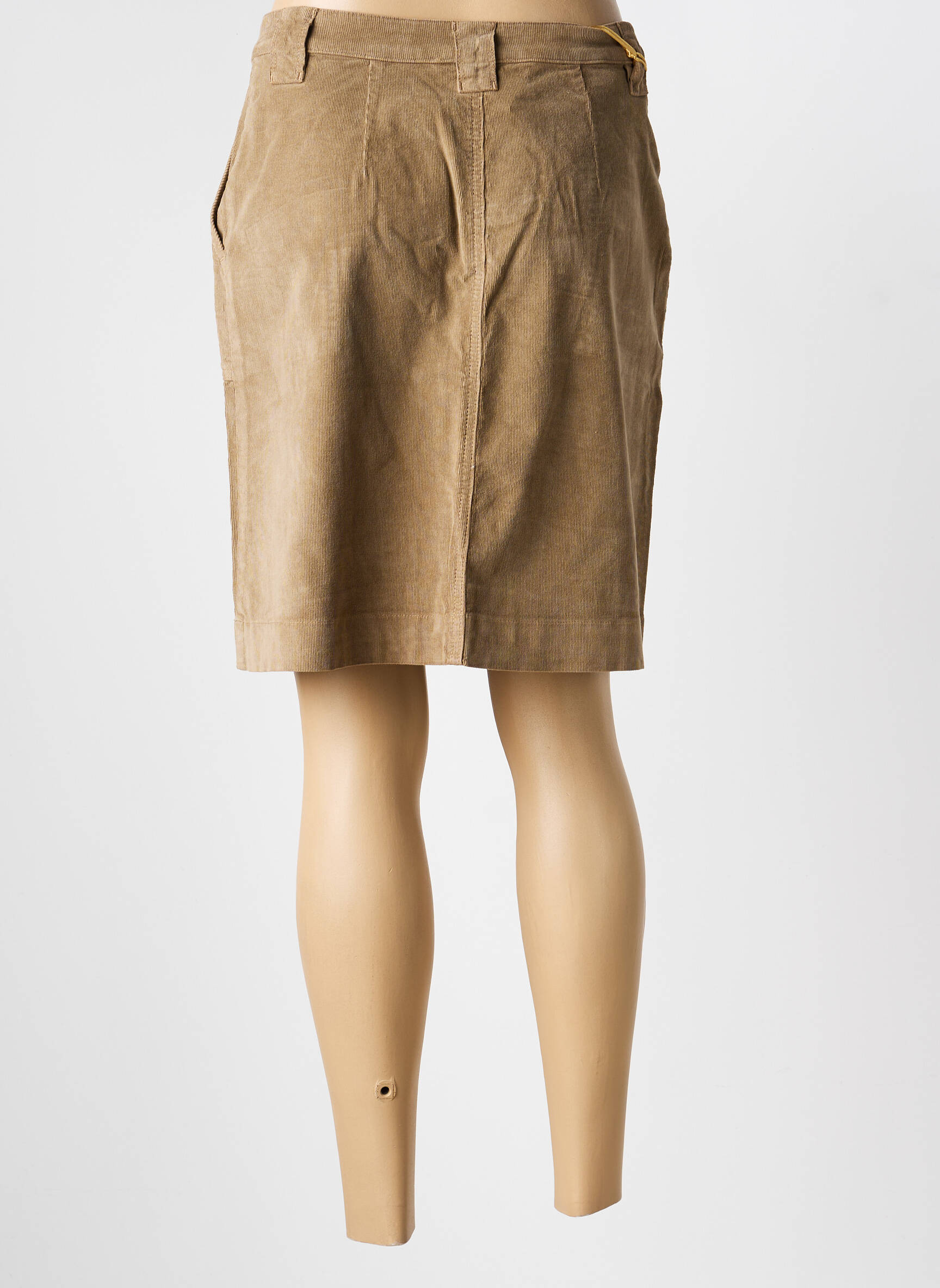 Jupe courte poches marron COUTURIST femme