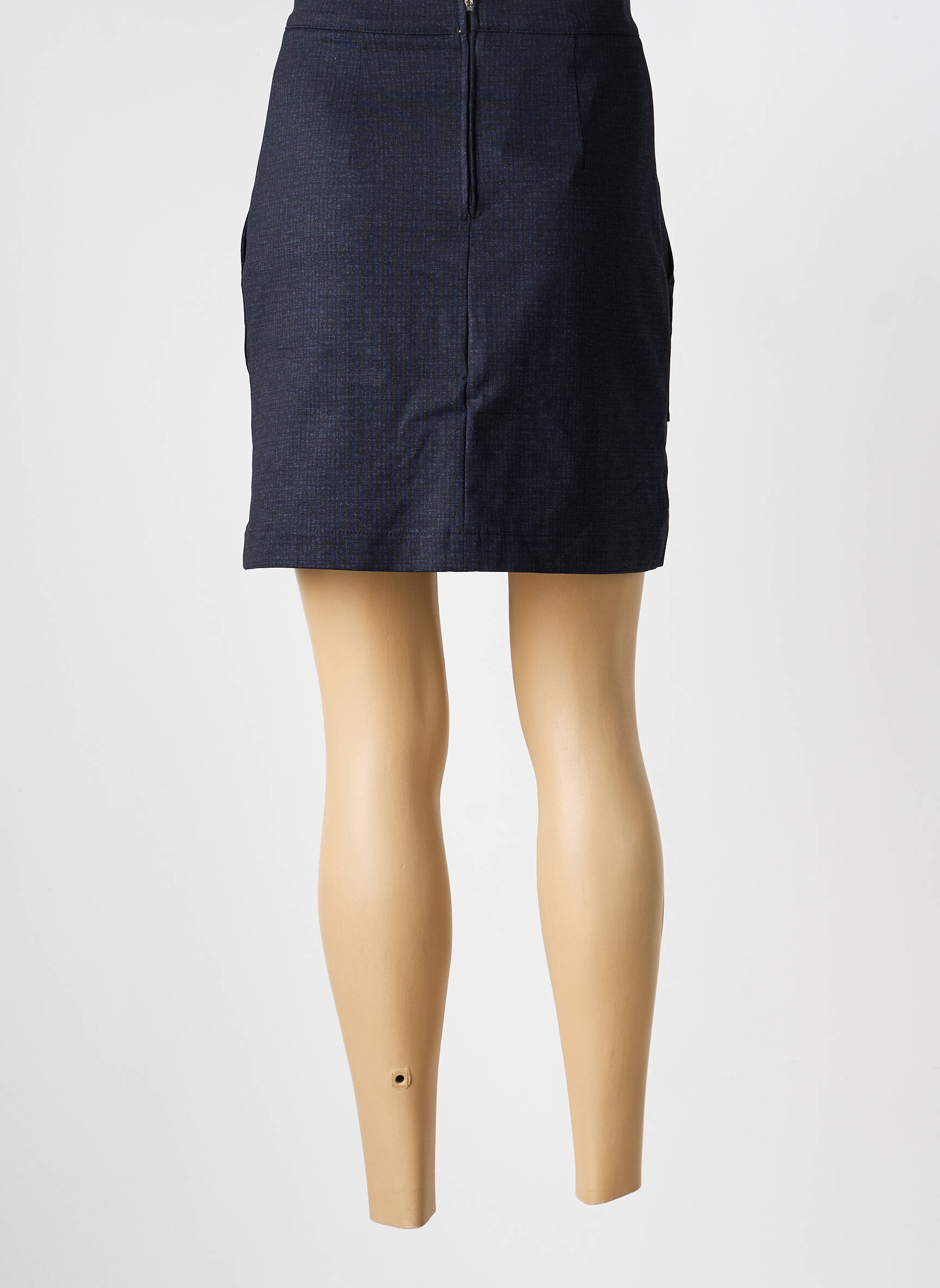 Jupe courte poches bleu COUTURIST femme