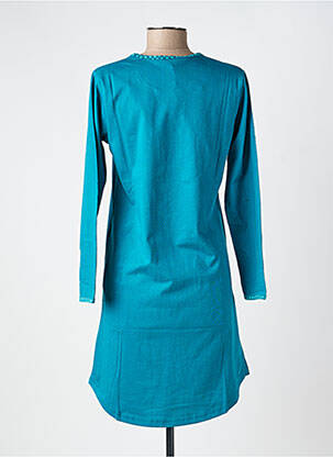 Chemise de nuit manches longues bleu ROSE POMME femme