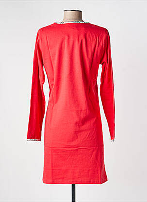 Chemise de nuit manches longues rouge ROSE POMME femme