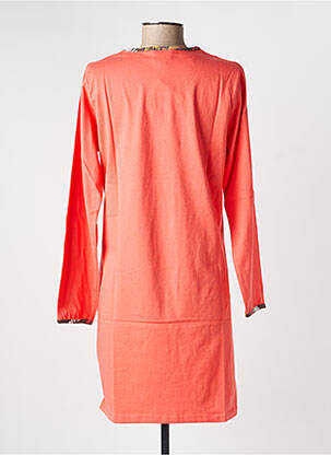 Chemise de nuit manches longues orange ROSE POMME femme