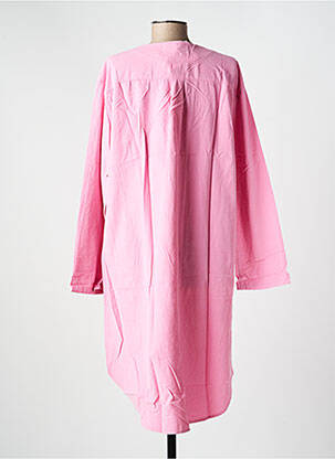 Robe mi-longue manches longues manches longues rose COUTURIST femme