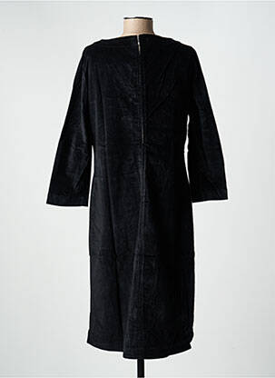 Robe mi-longue manches longues manches longues noir COUTURIST femme