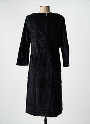 Robe mi-longue manches longues manches longues noir COUTURIST femme