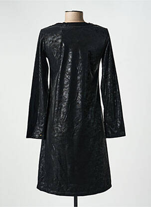 Robe mi-longue manches longues manches longues noir COUTURIST femme