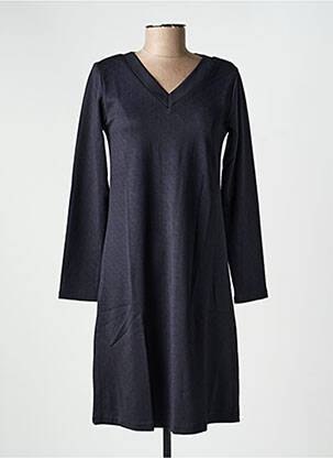 Robe mi-longue manches longues manches longues noir COUTURIST femme