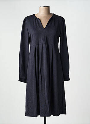 Robe mi-longue manches longues manches longues noir COUTURIST femme