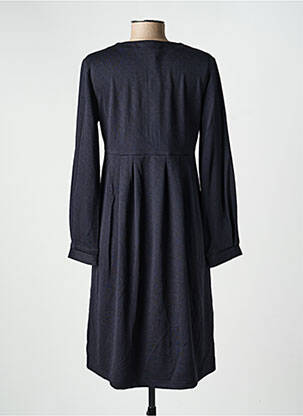 Robe mi-longue manches longues manches longues noir COUTURIST femme