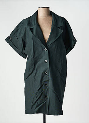 Robe courte manches longues manches longues vert COUTURIST femme