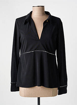 Blouse manches longues manches longues noir DENIM &DRESS femme