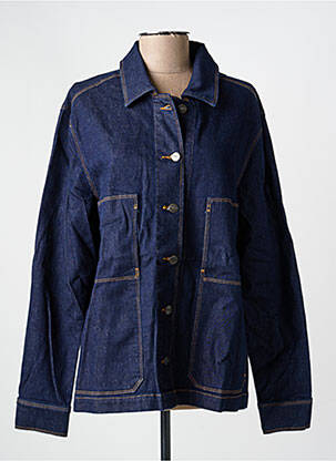 Veste casual coupe droite bleu COUTURIST femme