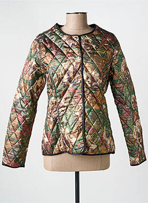 Veste casual col rond vert COUTURIST femme