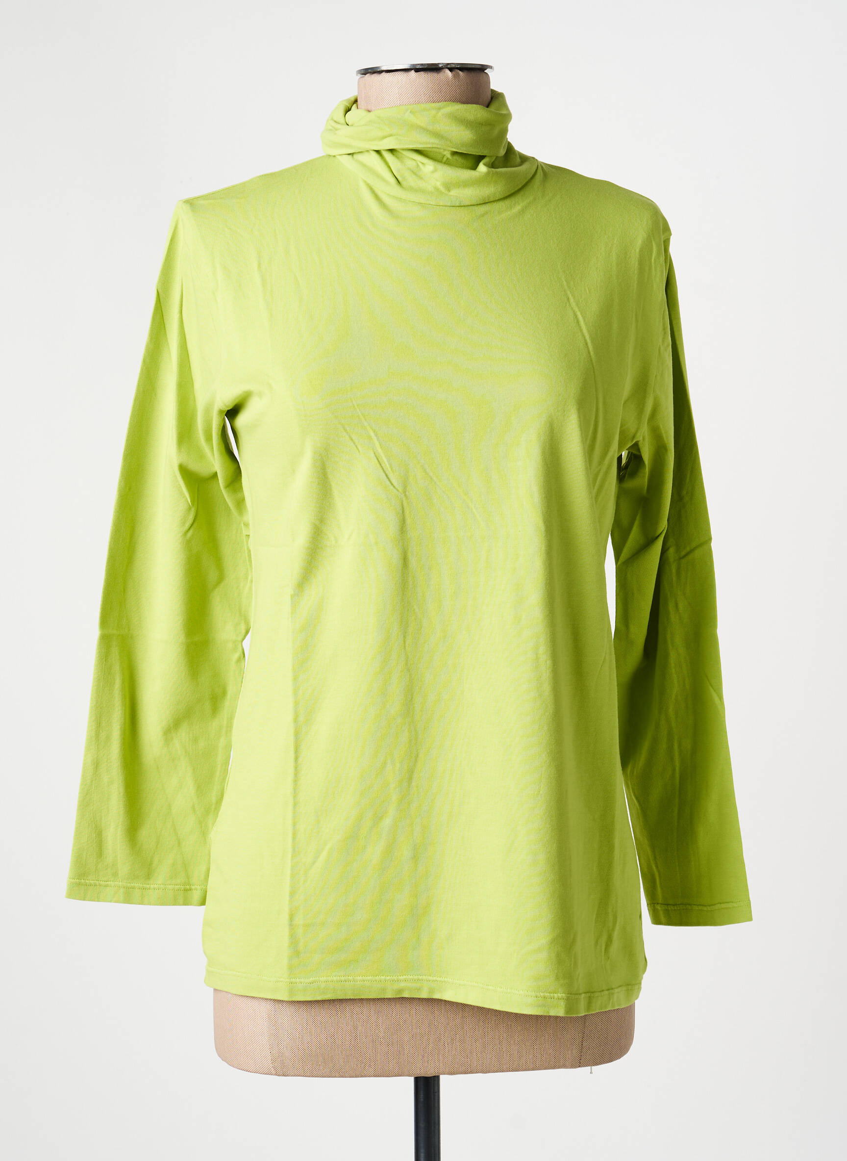 Sous-pull manches longues manches longues vert COUTURIST femme