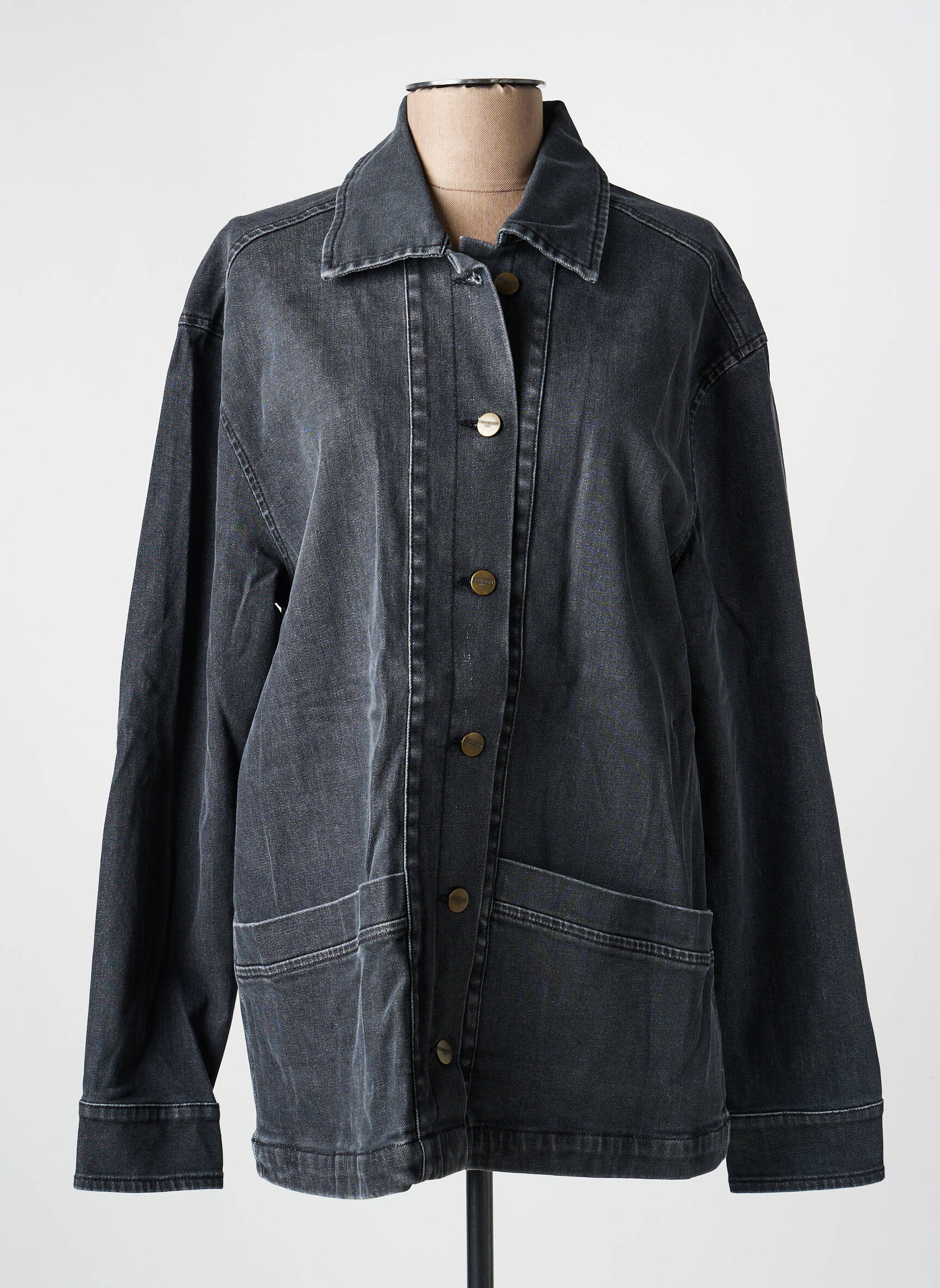 Veste casual coupe droite gris COUTURIST femme