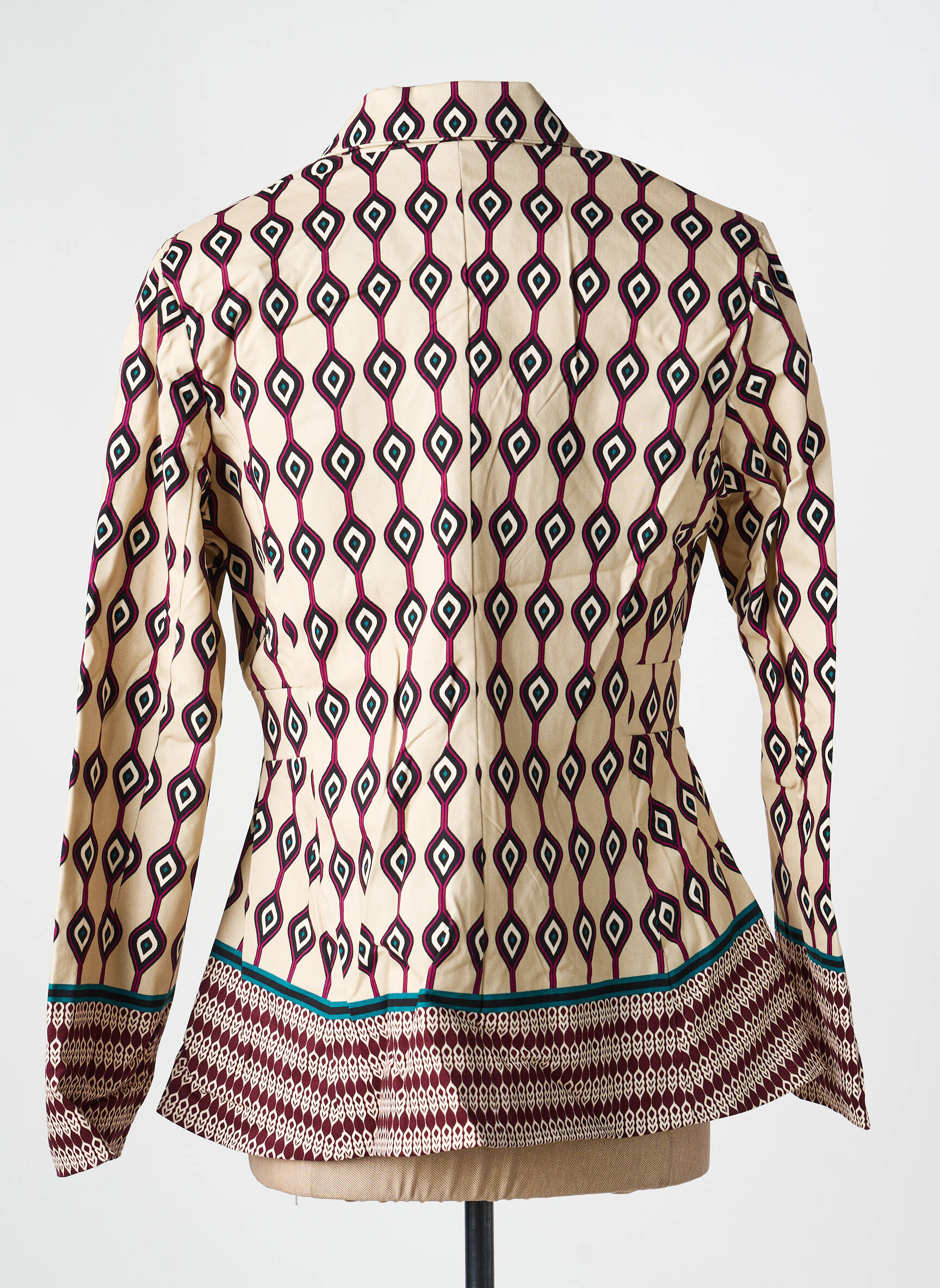 Blazer coupe cintrée beige COUTURIST femme